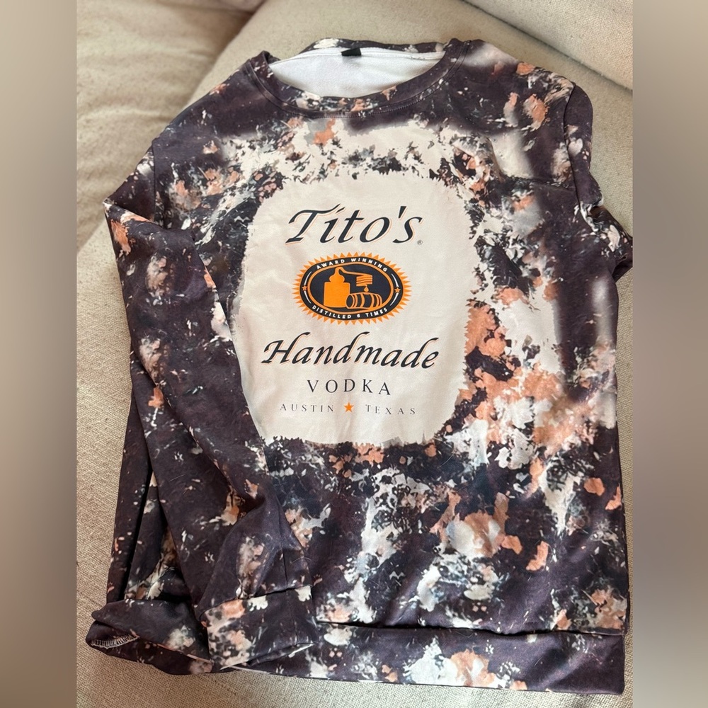 Tito’s Long Sleeve Shirt 🧡